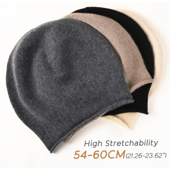 ?Furtalk Slouchy Beanies Women Grey Winter Soft Warm Knitting Skull Beanies